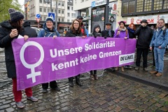 Demo gegen den AFD-Parteitag in Koeln