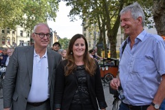 Wahlkampf Chlodwigplatz DIE LINKE