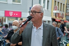 Wahlkampf Chlodwigplatz DIE LINKE