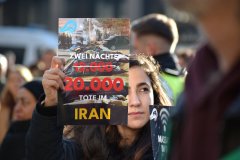 Protest gegen die Mullahs