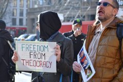 Protest gegen die Mullahs