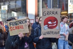 Protest gegen Wehrpflicht