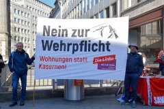 Protest gegen Wehrpflicht