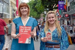 Wahlkampfbude Schildergasse Köln