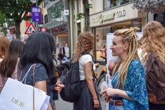 Wahlkampfbude Schildergasse Köln